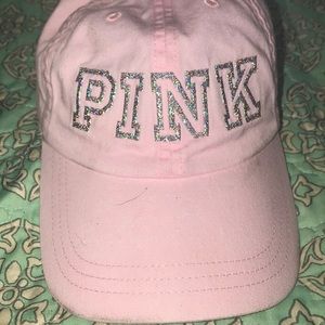 pink & holographic vs pink hat &a pink crybaby hat